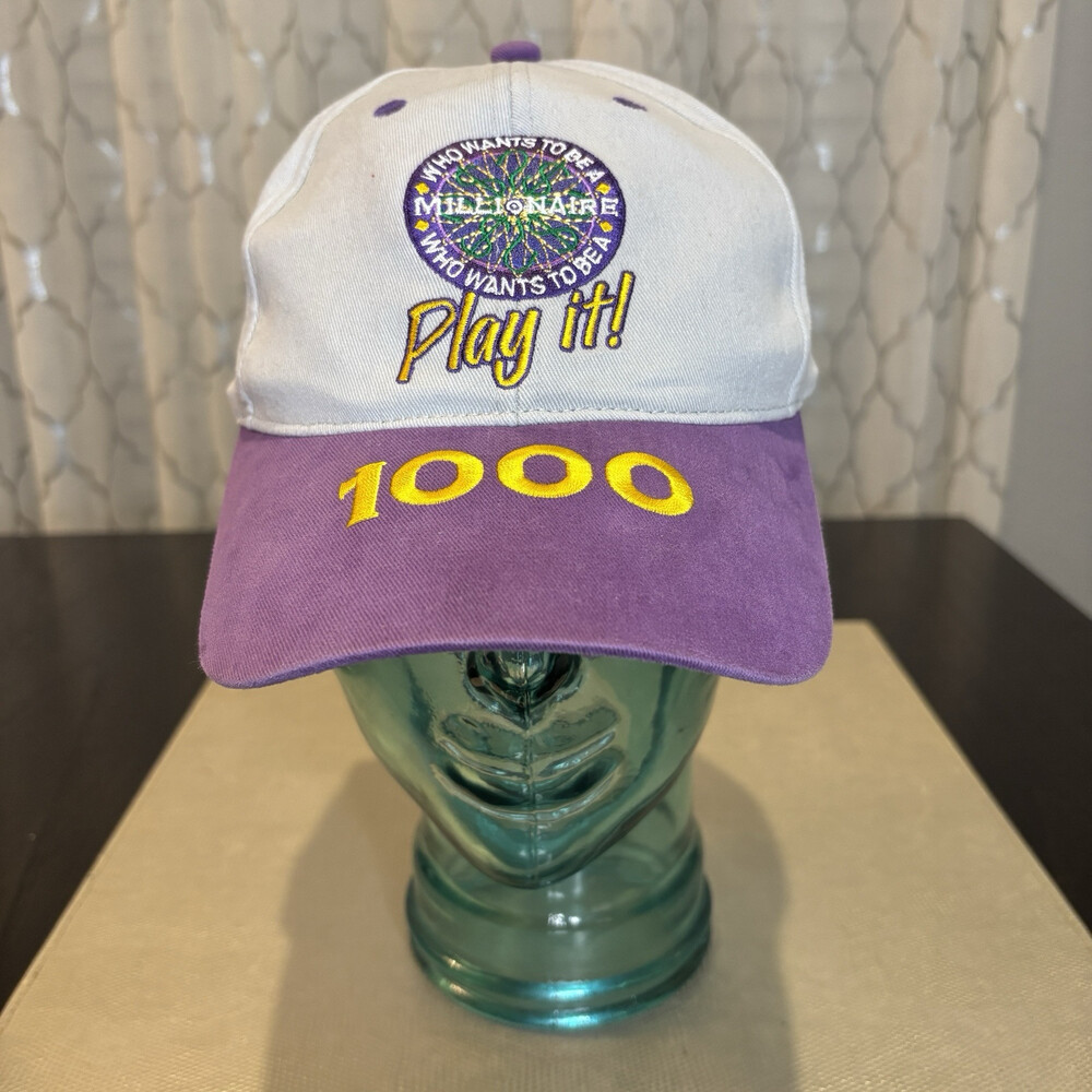 Disney Walt Disney World Promo Strapback Hat Cap 1000 Who Wants to Millionaire